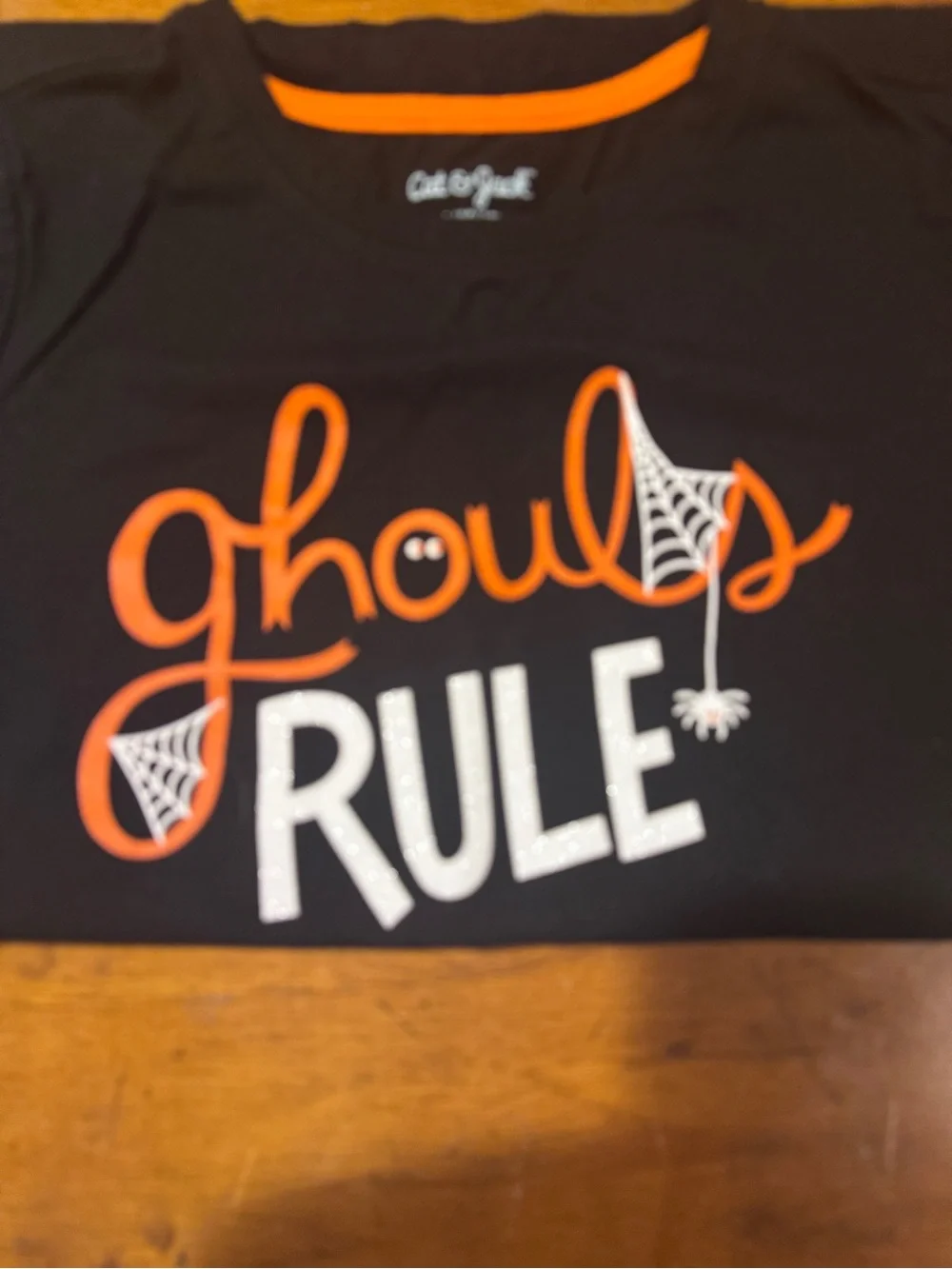 Cat & Jack Kids' Halloween Graphic Short Sleeve Tee, Bundle of Tee Shirts